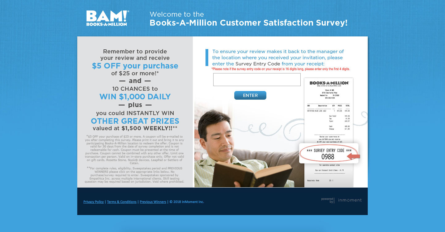 Books a Million Customer Satisfaction Survey