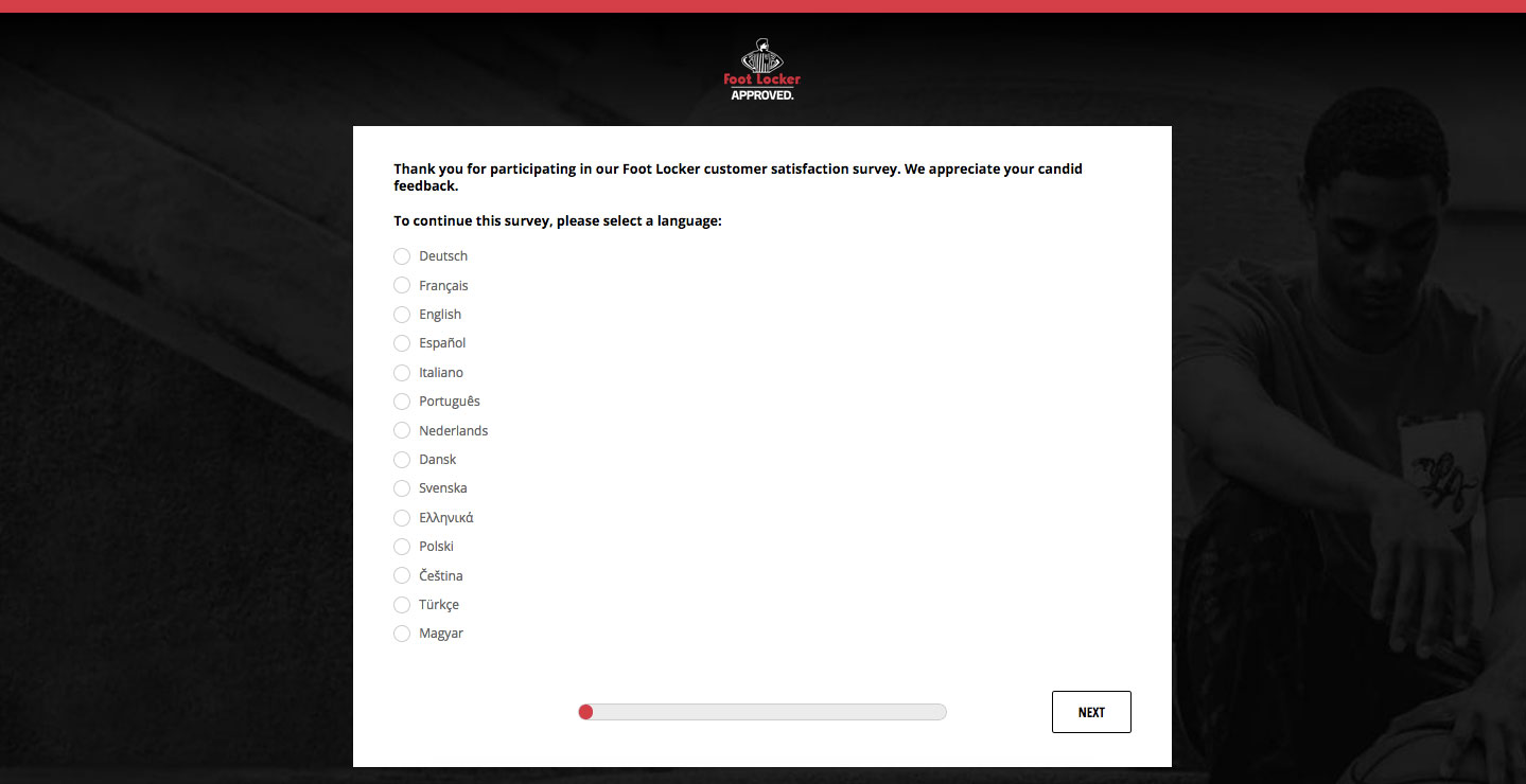 Foot Locker Guest Experience Survey