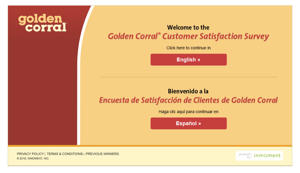 Golden Corral Customer Satisfaction Survey