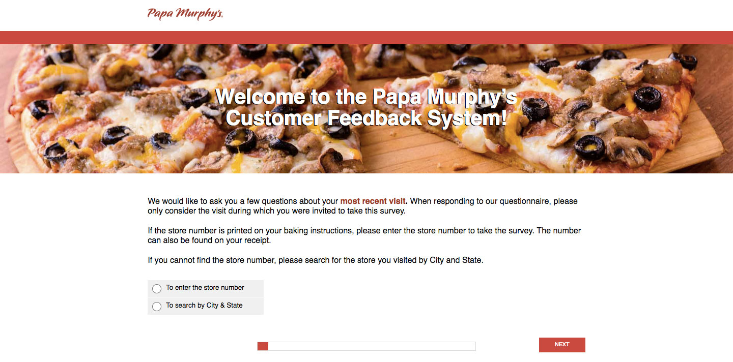 Papa Murphy’s Customer Experience Survey