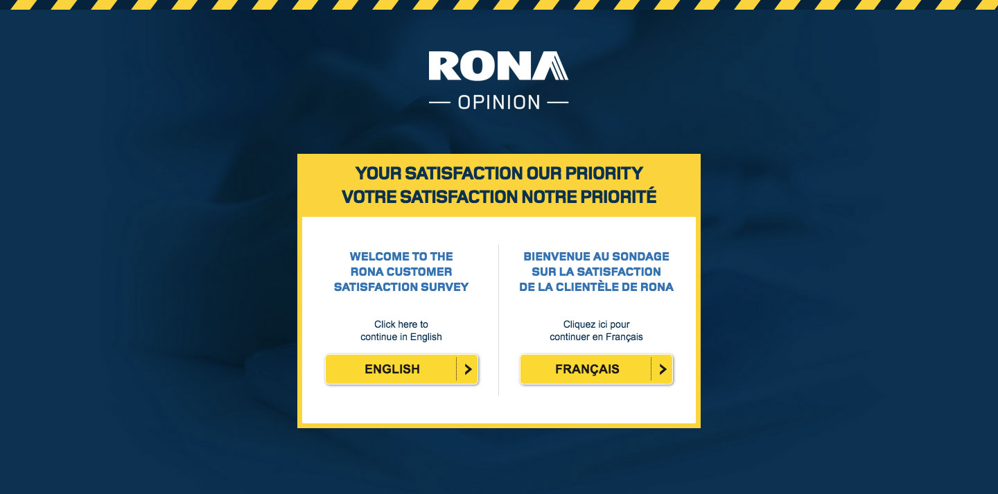 RONA Client Feedback Survey