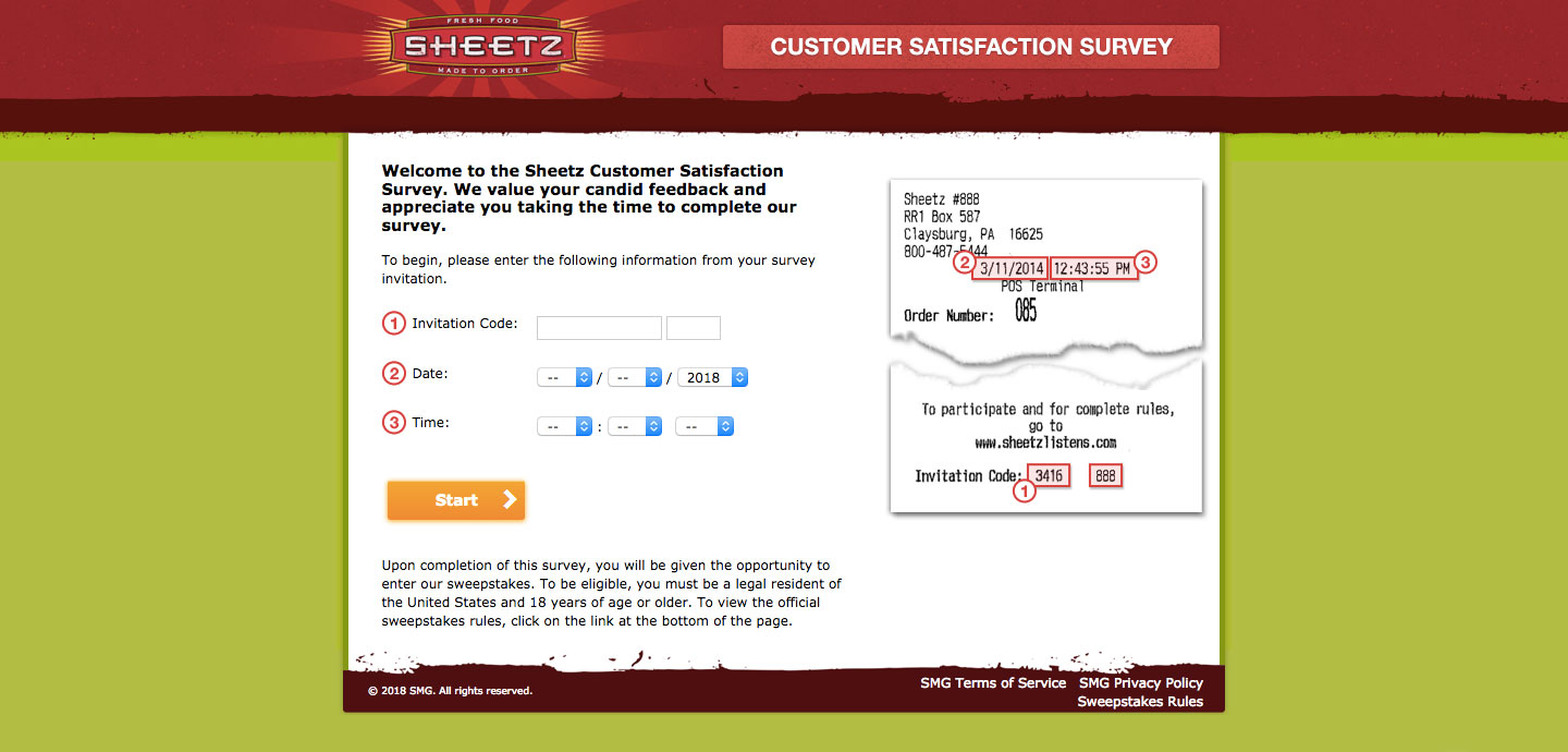 Sheetz Client Experience Survey