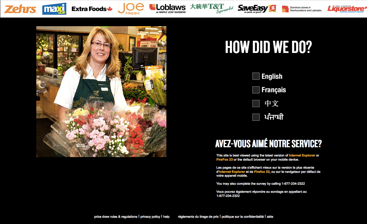 The Loblaw Customer Satisfaction Survey