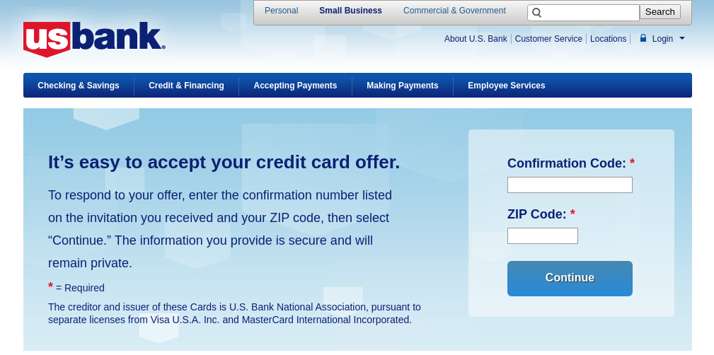 Www Usbank Com Mybizoffer Check Your Us Bank Credit Card Offer Newsweepstakes