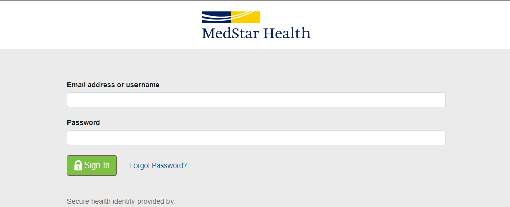 MyMedStar portal Patient Login