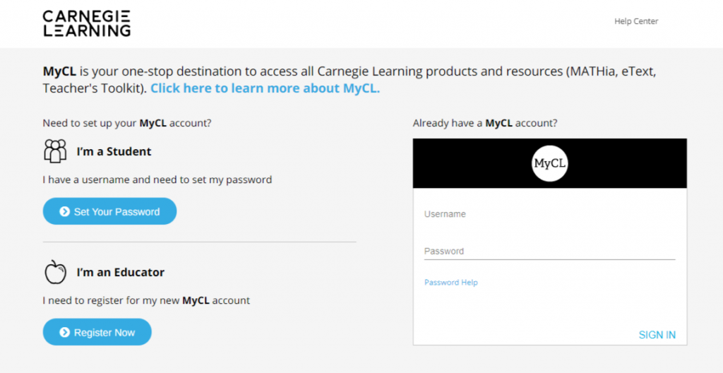 Carnegie Learning Login