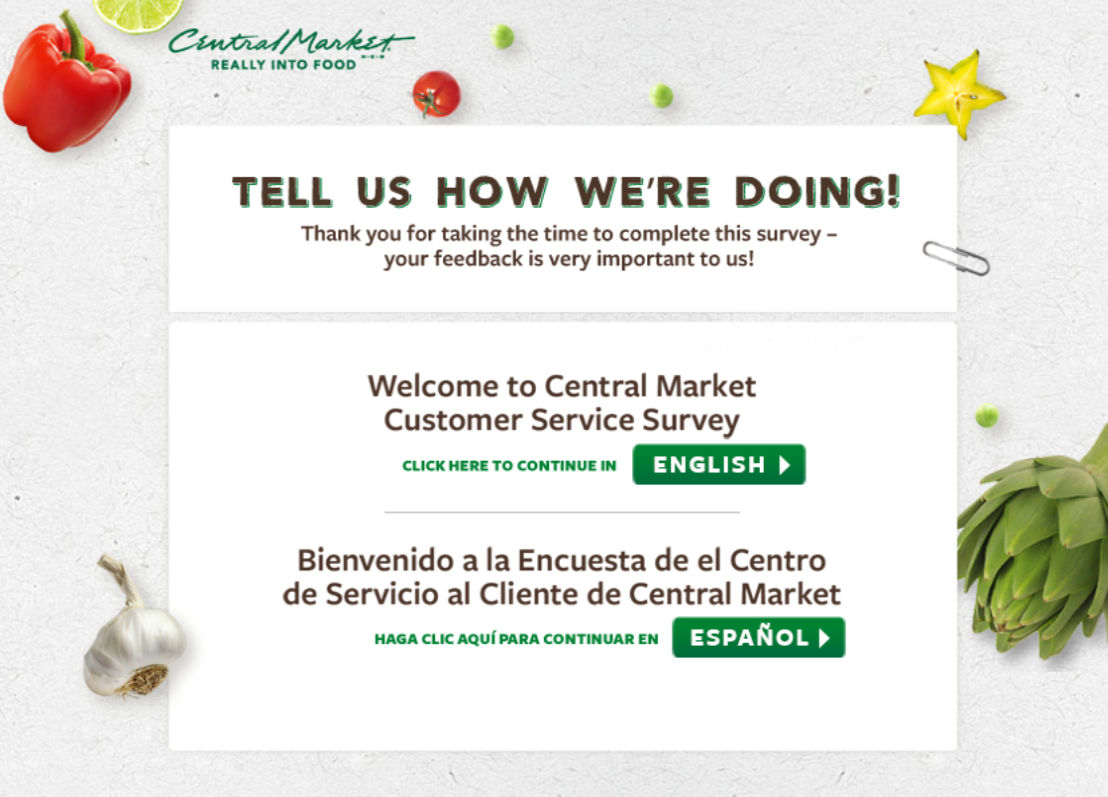  Central Market Survey