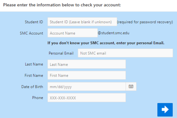 SMC connect student sign in