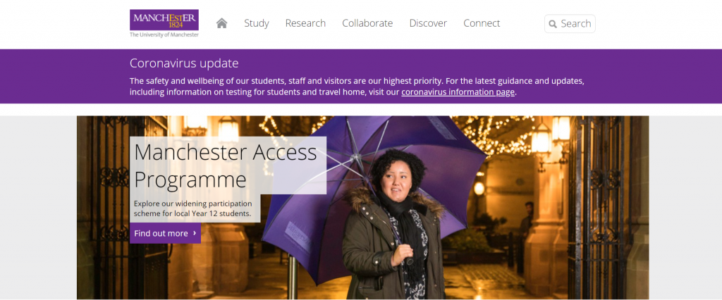 University of Manchester Student login