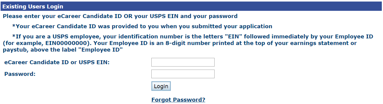 USPS Employee login